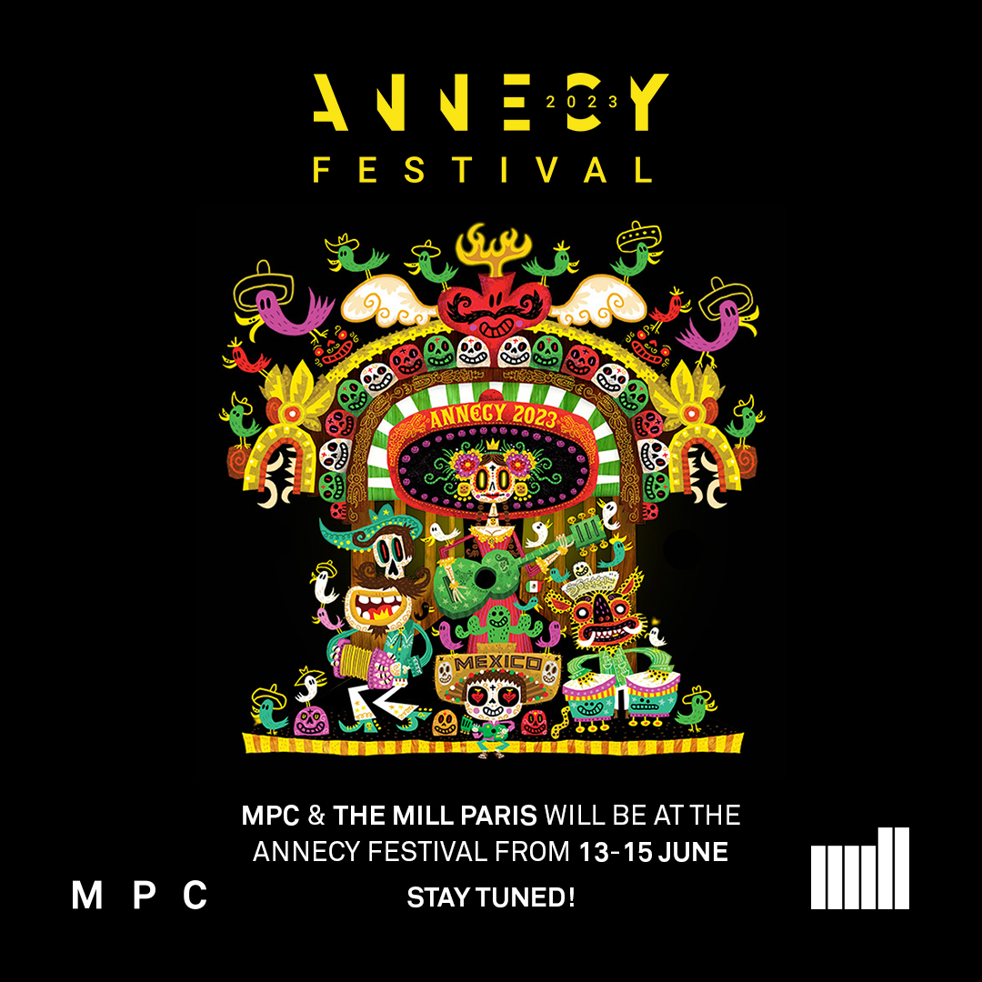 MPC Paris is coming at the 2023 Annecy International Animation Film Festival from 13 to 15 of June !